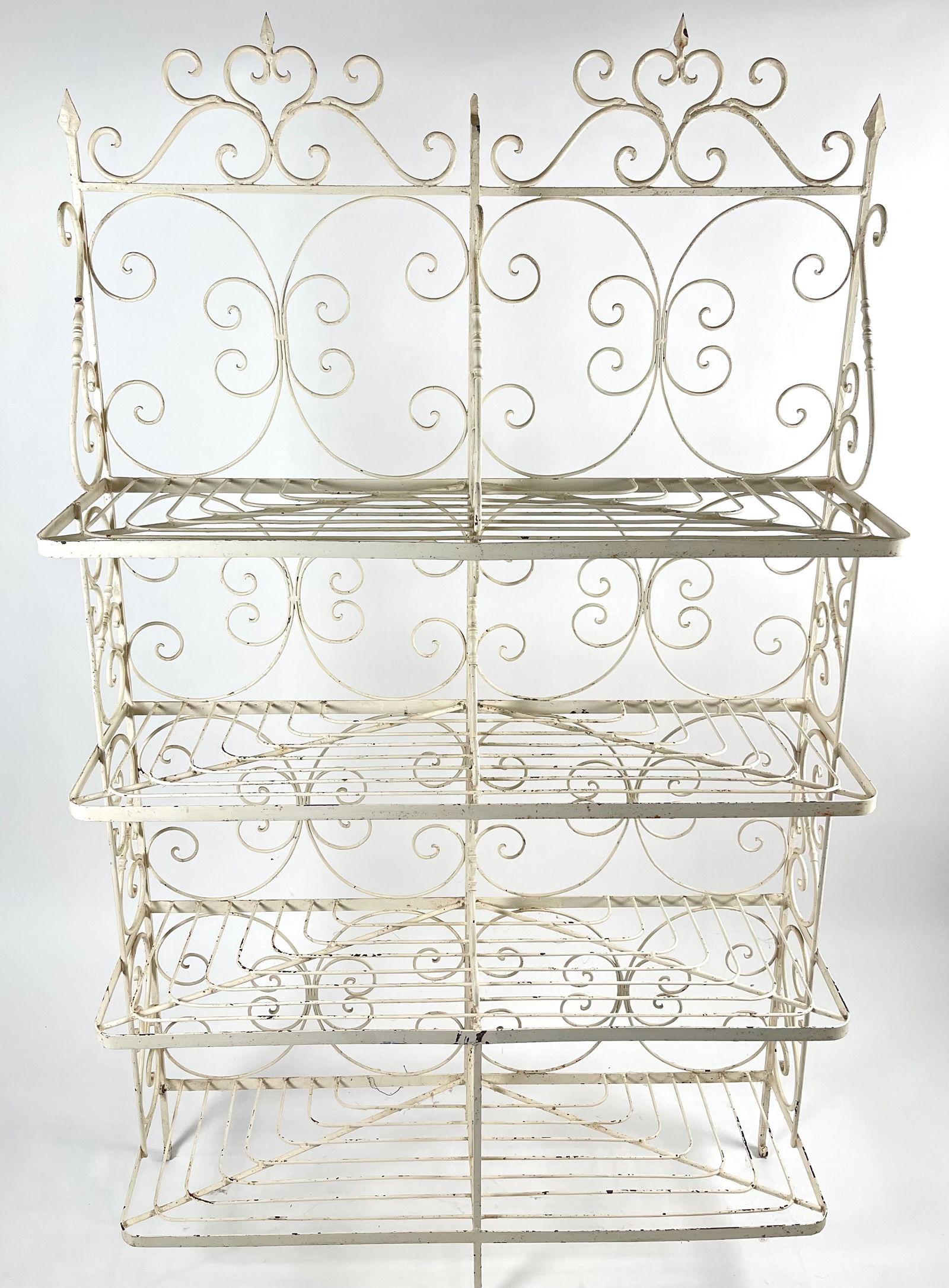 CAST IRON BAKER'S RACK 20th Century Height 84". Width 48". Depth 14". (1 of 4)