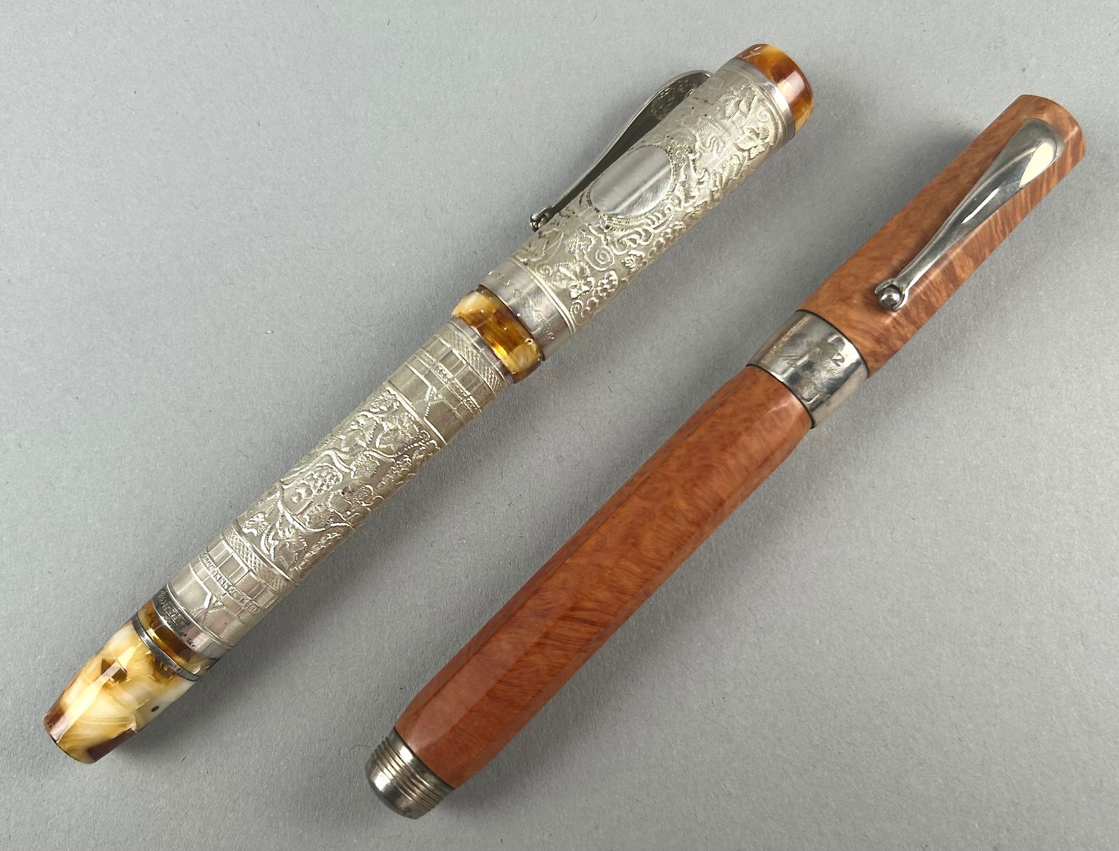 TWO MONTEGRAPPA FOUNTAIN PENS (1 of 3)