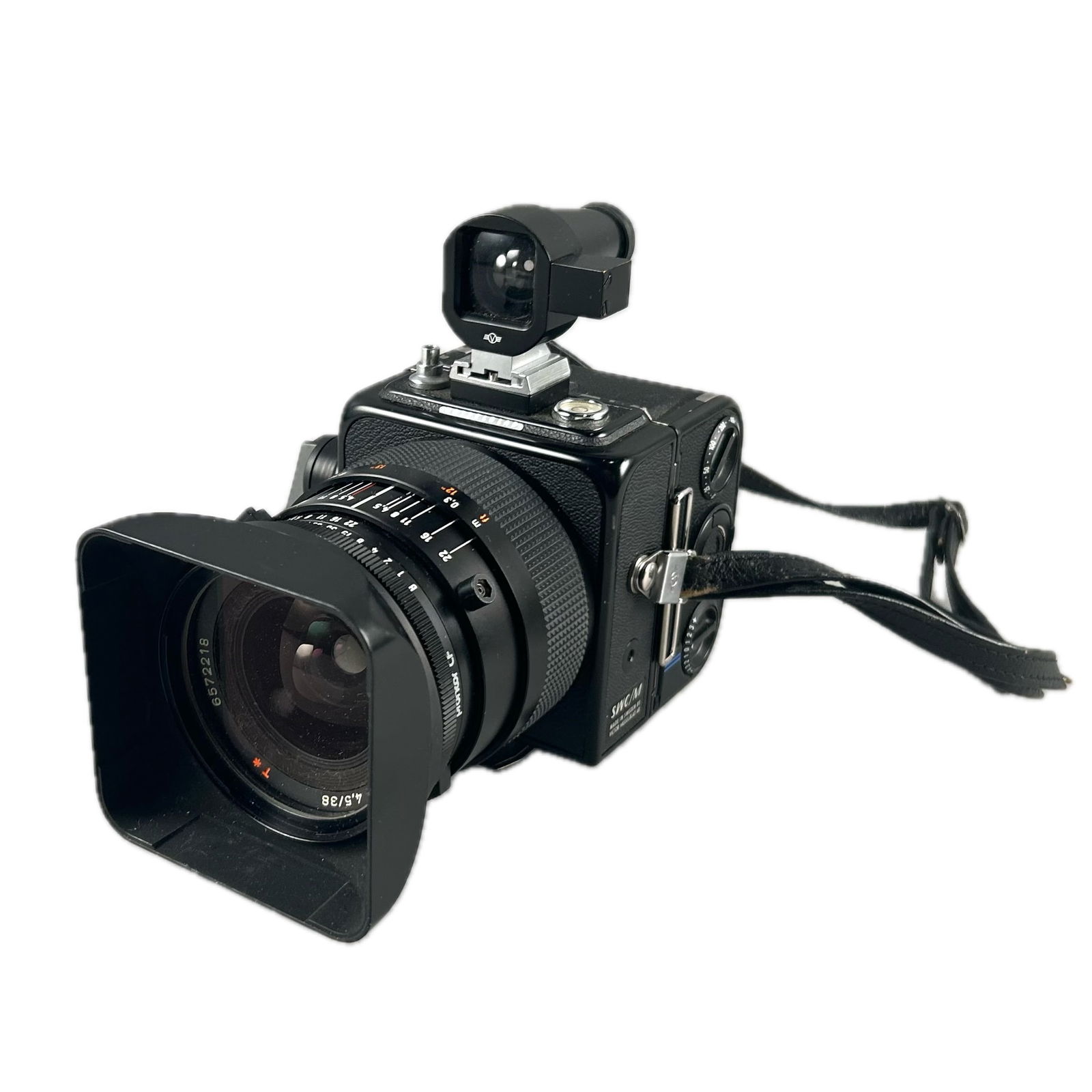 HASSELBLAD SWC/M CAMERA AND ACCESSORIES Case height 11.5". Width 10". Length 15". (1 of 6)