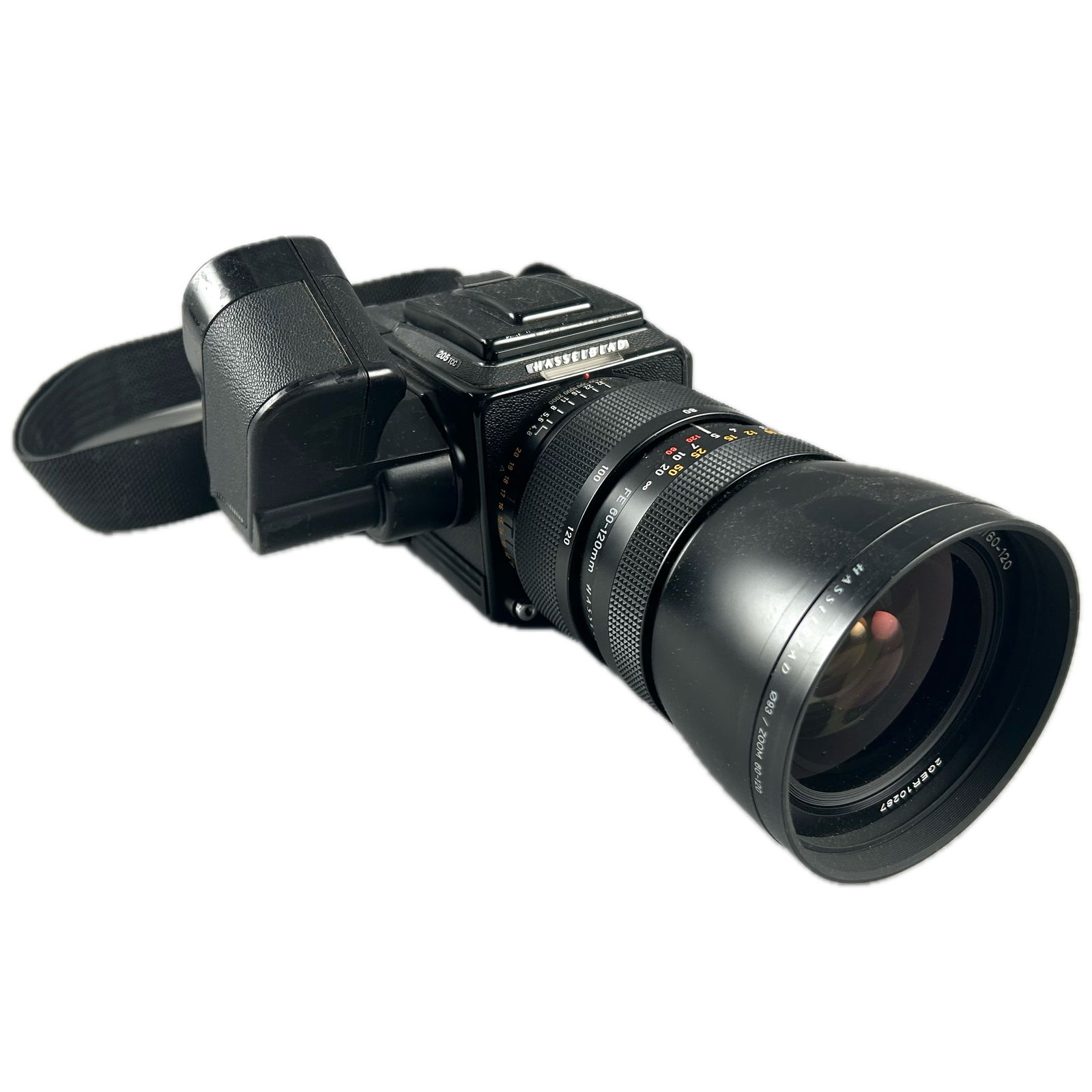 HASSELBLAD 205 TCC CAMERA AND ACCESSORIES Camera length including lens 11.25". (1 of 4)