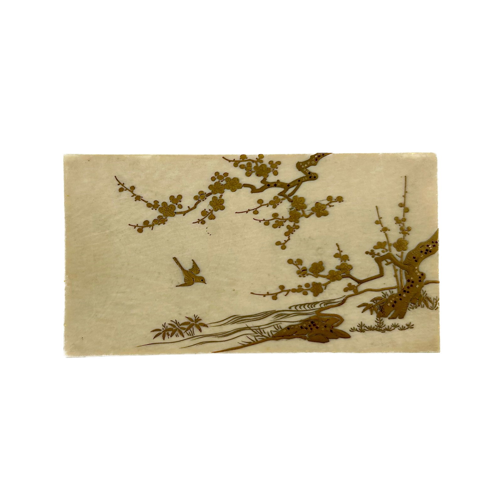 JAPANESE IVORY SHIBAYAMA GAMES BOX 19th Century 3.5" x 2". (1 of 4)