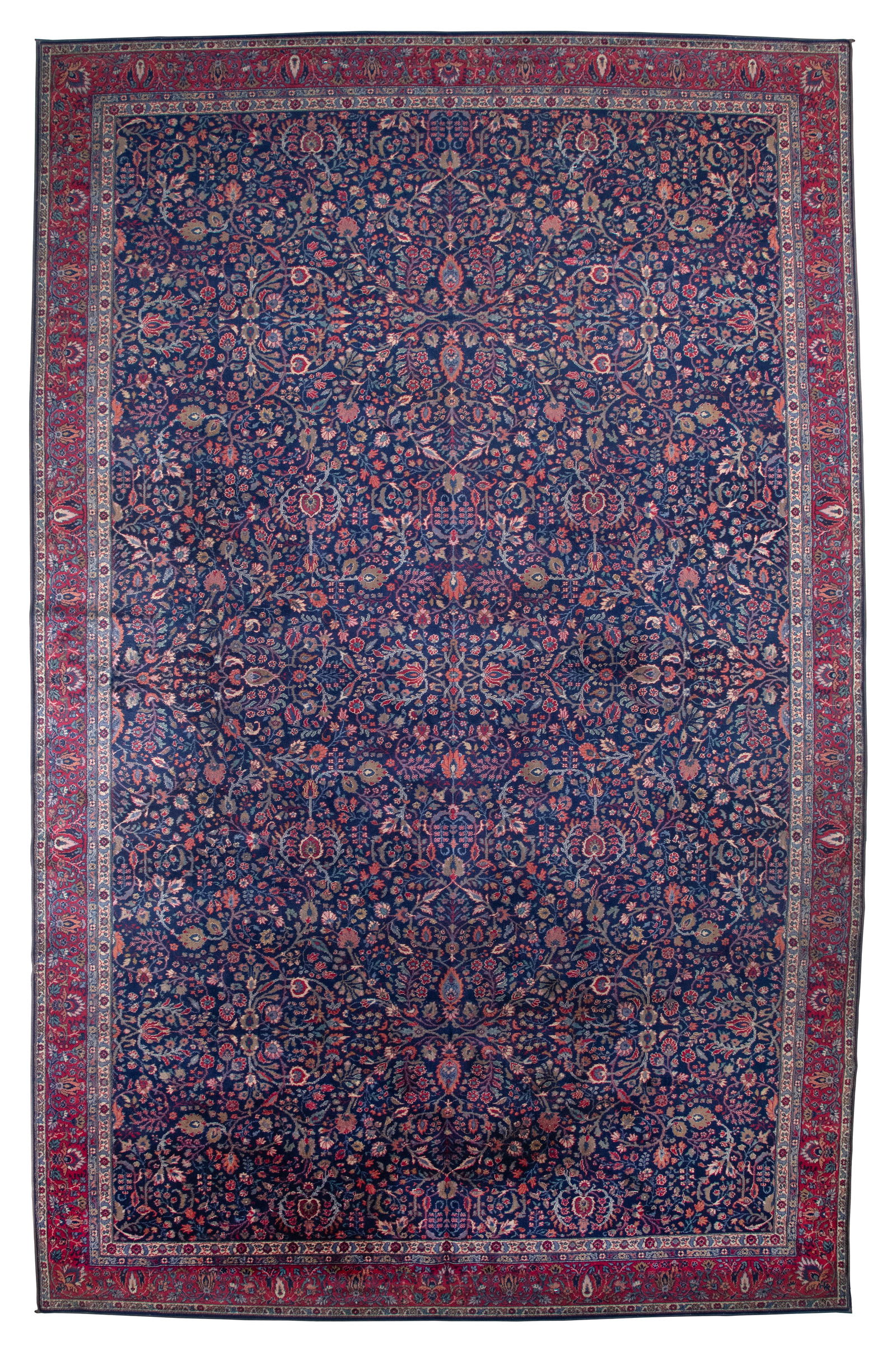 PERSIAN DESIGN MACHINE-MADE RUG: 11’3" X 17’10" Later 20th Century (1 of 1)