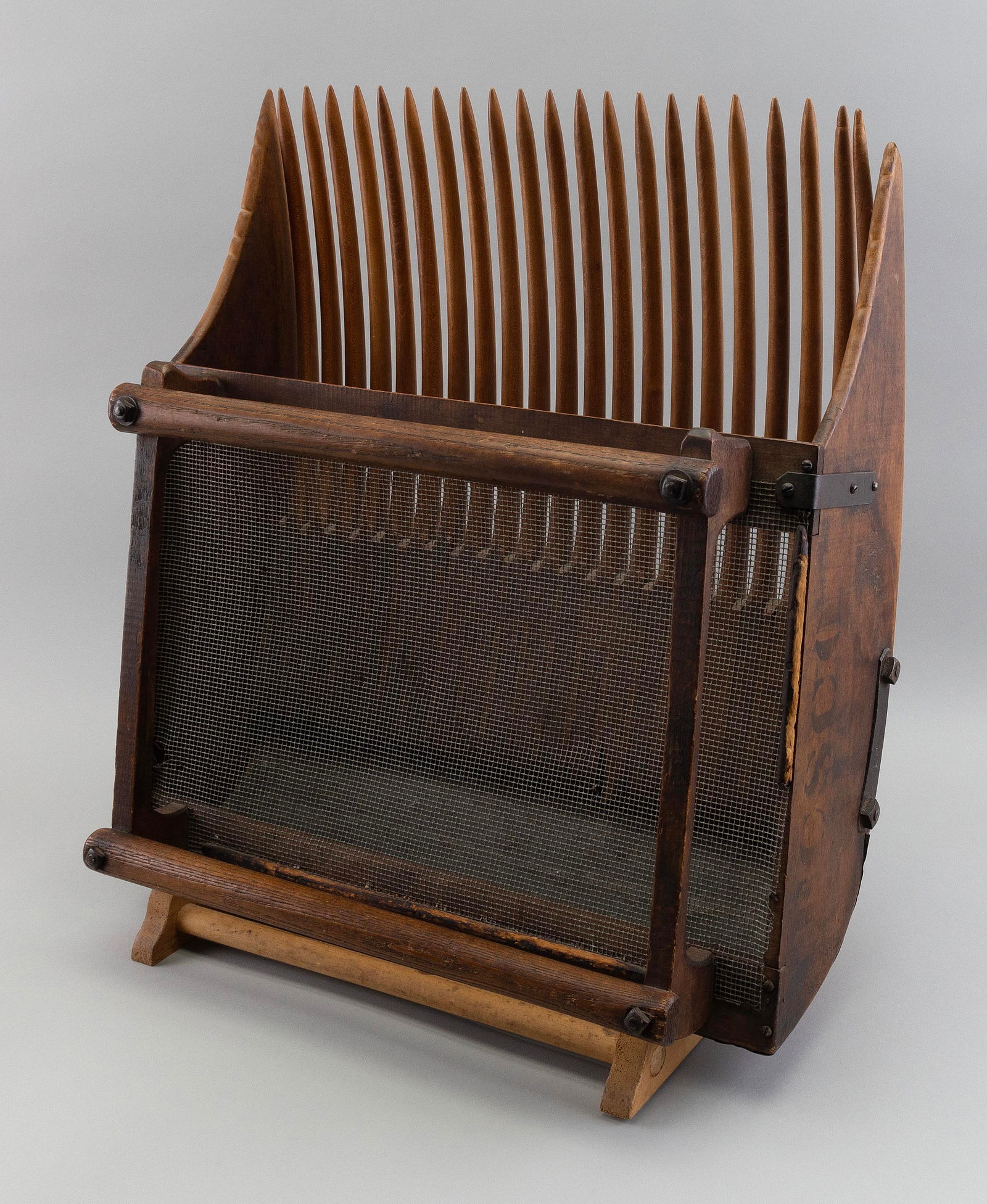 CRANBERRY SCOOP Late 19th/Early 20th Century Height 22". Width 19.25". Depth approx. 9.5". Includes (1 of 3)