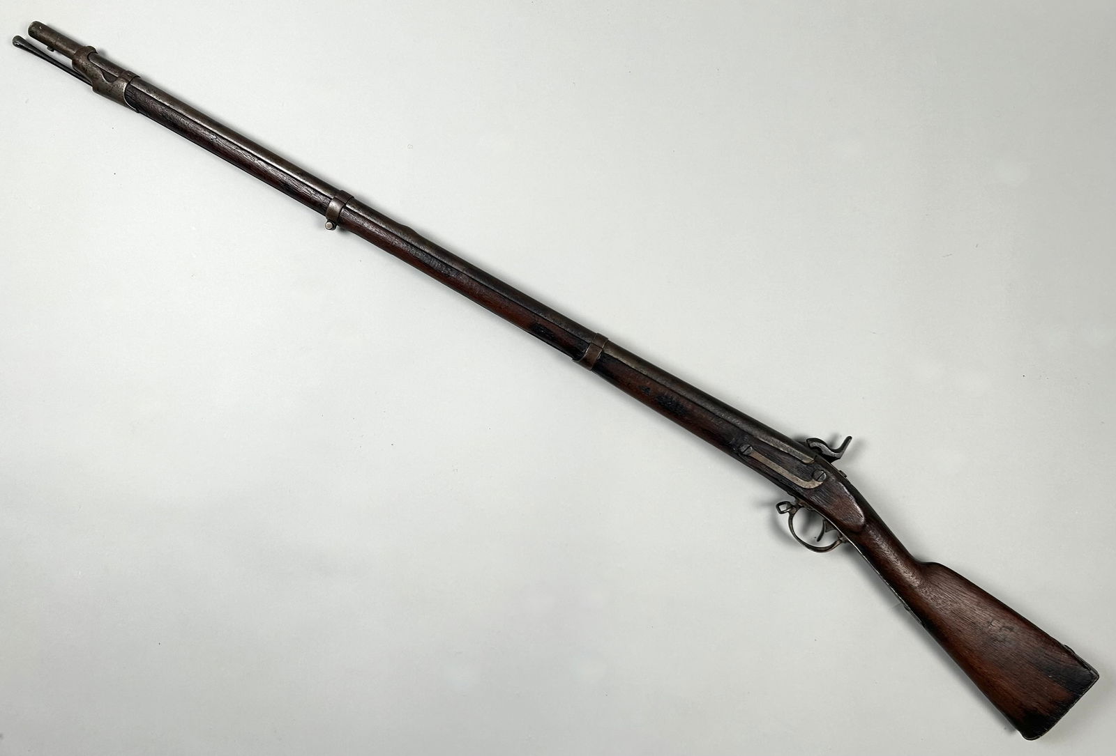 U.S. SPRINGFIELD 1847 MUSKET 19th Century Total length 58". (1 of 5)