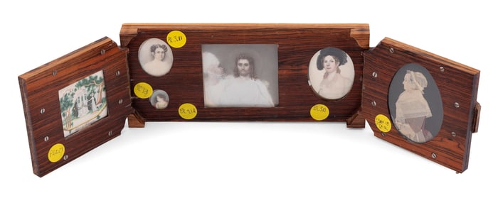 THE WAY FAMILY OF PAINTERS (New London, Connecticut/New York, Early 19th Century), Collection of six