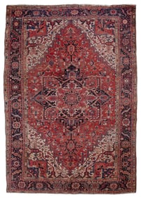HERIZ RUG: 8'7" X 12'4" Circa 1930s