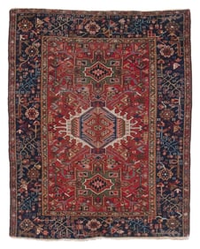 KARAJA RUG: 3'6" X 4'5" Second Quarter of the 20th Century