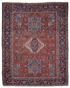 KARAJA RUG: 5'1" X 6'2" First Quarter of the 20th Century