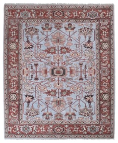 HERIZ DESIGN RUG: 8'3" X 10'0" 21st Century