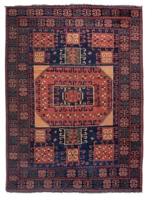 KARACHOV KAZAK DESIGN RUG: 8'2" X 11'2" 20th/21st Century