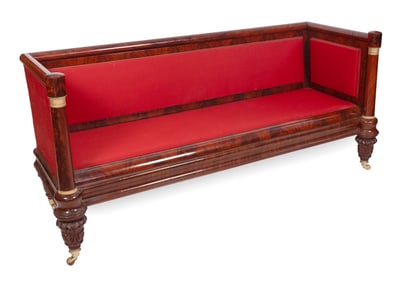 CLASSICAL SOFA America, Second Quarter of the 19th Century Back height 35.25". Seat height 18.5".
