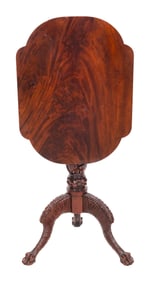 FEDERAL TILT-TOP CANDLESTAND, POSSIBLY PHILADELPHIA Circa 1820 Height 30.75". Top 25.75" x 19.25".