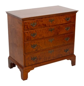 ELDRED WHEELER CHEST Massachusetts, 20th Century Height 33.5". Width 35". Depth 18".