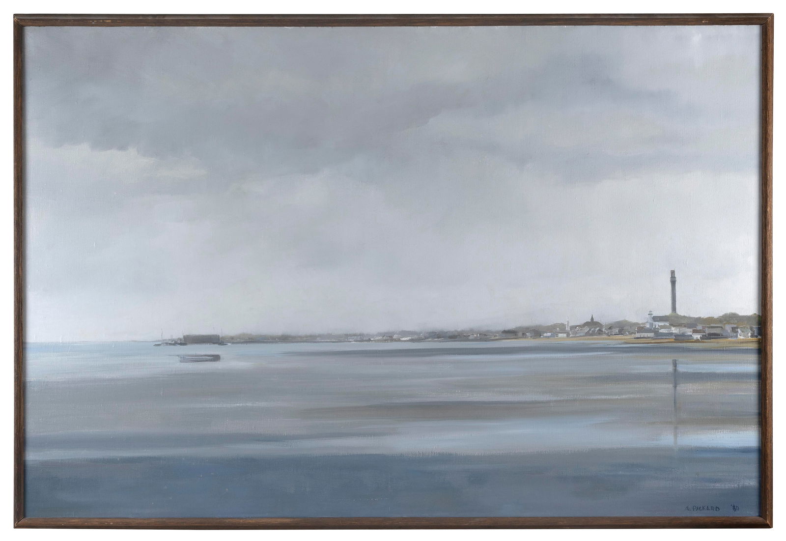 ANNE PACKARD (New Jersey/Massachusetts, 1933-), View of Provincetown, Massachusetts from the (1 of 2)