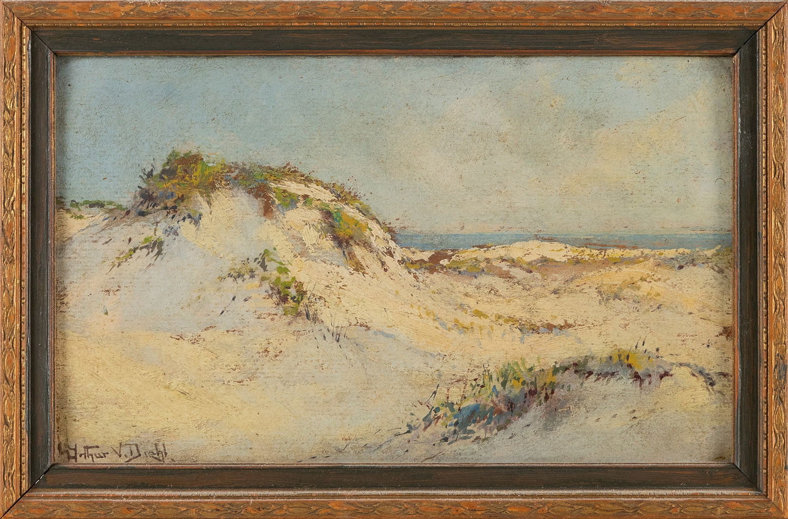 ARTHUR VIDAL DIEHL (Massachusetts/New York/England, 1870-1929), Dune scene, likely Provincetown., (1 of 2)