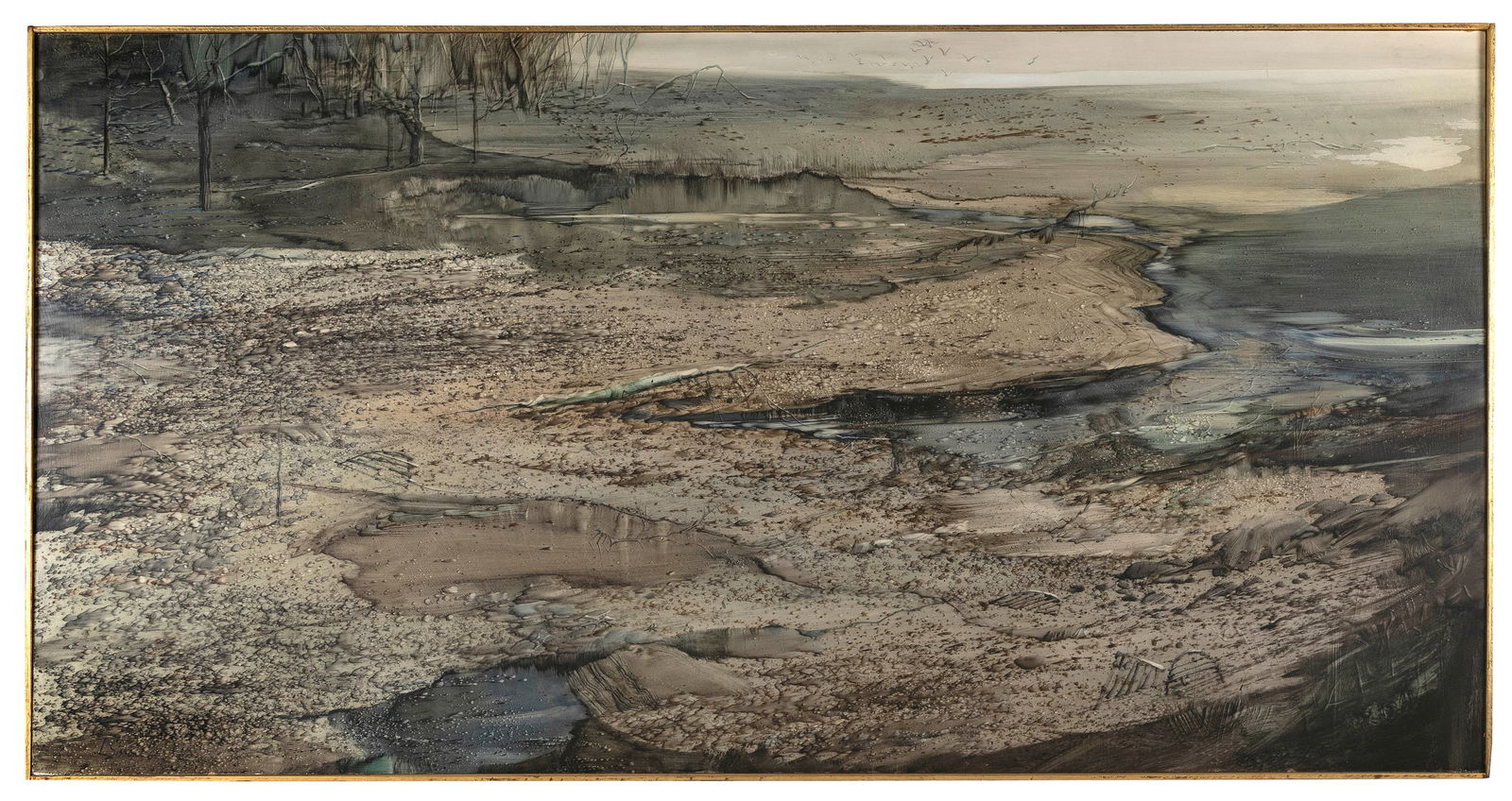 LAURENCE PHILIP SISSON (Massachusetts/Maine/New Mexico, 1928-2015), "Maine - Pebbles and Pieces"., (1 of 2)