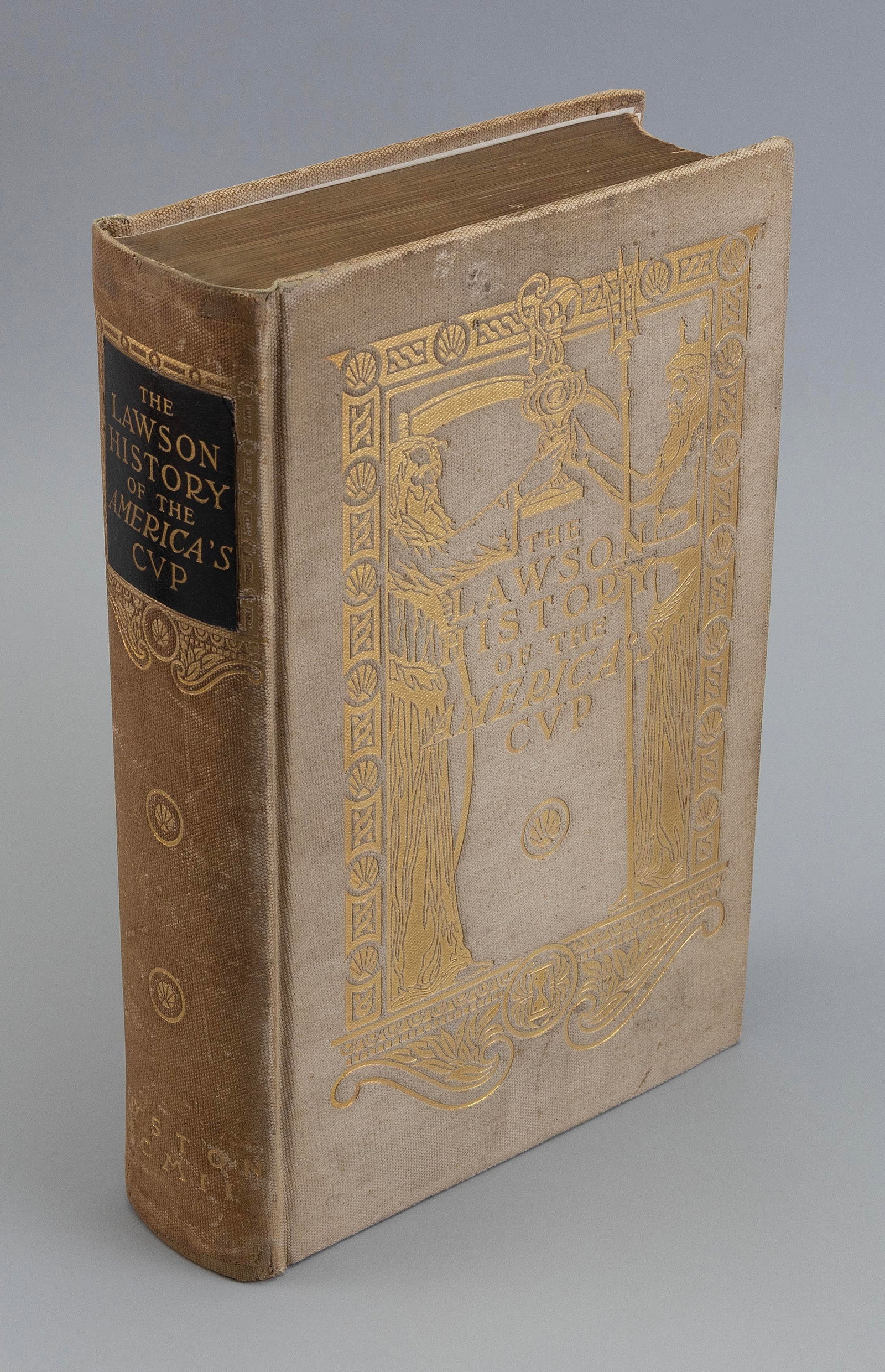 VOLUME ON THE HISTORY OF THE AMERICA'S CUP Thick quarto.: VOLUME ON THE HISTORY OF THE AMERICA'S CUP The Lawson History of the America's Cup by Winfield M. Thompson and Thomas W. Lawson (Boston: 1902). Published for private distribution only by Thomas Lawson