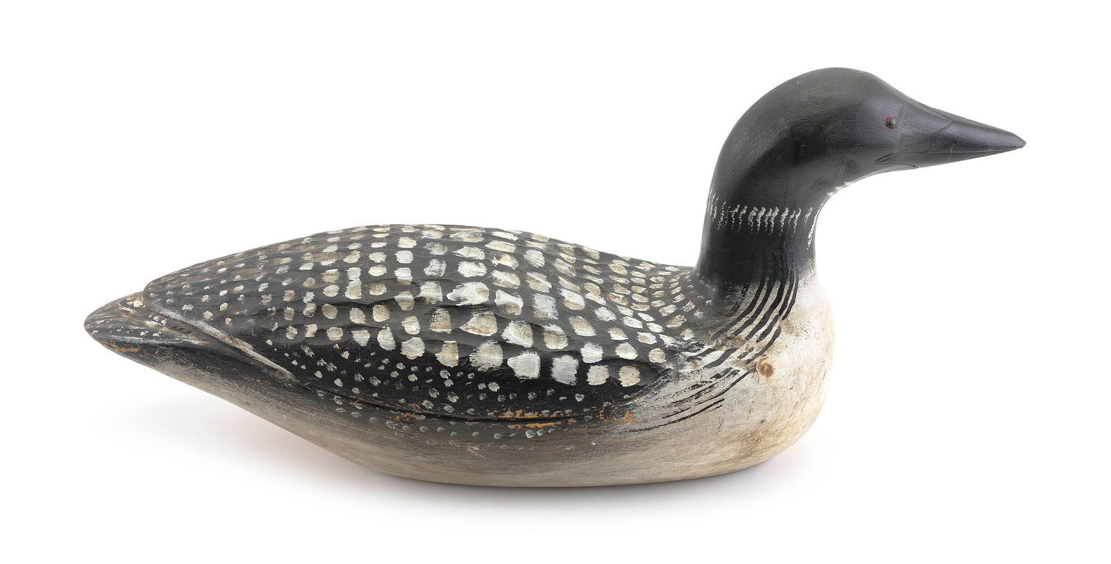 HANK WALKER LOON DECOY Newbury, Massachusetts, 1921-1996 Length 23.5".: HANK WALKER LOON DECOYNewbury, Massachusetts, 1921-1996Signed on underside.Length 23.5".