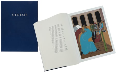 JACOB ARMSTEAD LAWRENCE (New York/New Jersey, 1917-2000), Bound volume "The First Book of Moses,