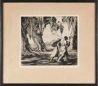 ALFRED HEBER HUTTY (New York/South Carolina/Michigan, 1877-1954), "Deep South", circa 1925.,