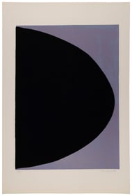 SIR TERRY FROST (England, 1915-2003), Black on mauve gray., Color screenprint, with full margins,