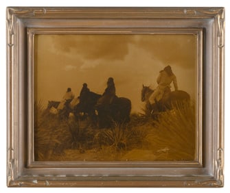 EDWARD SHERRIFF CURTIS (Washington/California, 1868-1952), "Before the Storm (Apache)", 1906.,