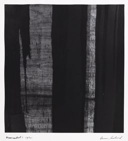 AARON SISKIND (Rhode Island/Illinois, 1903-1991), "Woonsocket 1", 1972., Gelatin silver print, 14" x