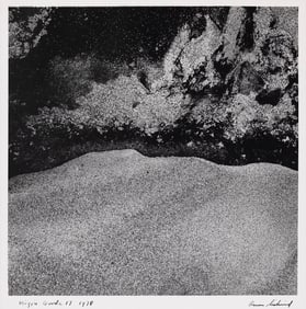 AARON SISKIND (Rhode Island/Illinois, 1903-1991), "Virgin Gorda", 1978., Gelatin silver print, 14" x
