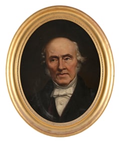 CONTINENTAL SCHOOL (Late 19th/Early 20th Century,), Bust portrait of a gentleman., Oil on canvas