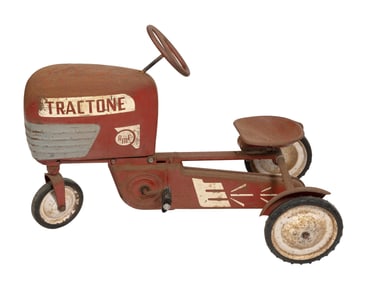 AMF TRACTONE PEDAL TRACTOR Mid-20th Century Length 36".