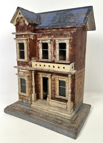 GOTTSCHALK DOLLHOUSE Germany, Early 20th Century Height 22".