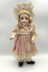 J.D. KESTNER A.T-TYPE BISQUE-HEAD DOLL Germany, Circa 1910 Height 12".