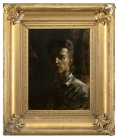 CHARLES ALLAN WINTER (Massachusetts/New York, 1869-1942), Self-portrait of the artist., Oil on