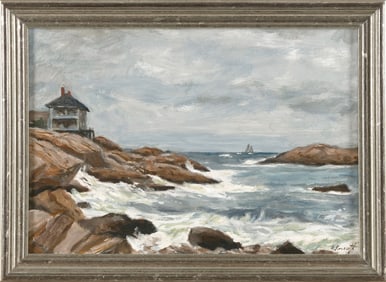 ARNOLD WHITMAN KNAUTH II (Massachusetts/New York, 1918-2017), “Annisquam, Gloucester,