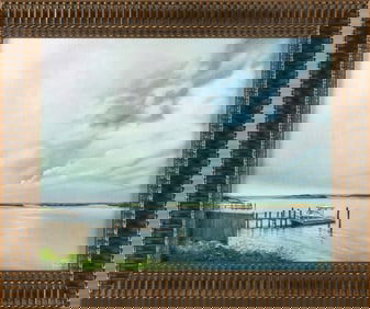 YASEMIN KYRENA TOMAKAN (Connecticut/Massachusetts/Turkey, 1958-), “View of the Beach,