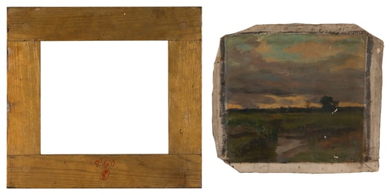 ATTRIBUTED TO JOHN NOBLE BARLOW (Rhode Island/United Kingdom, 1861-1917), Marsh landscape under