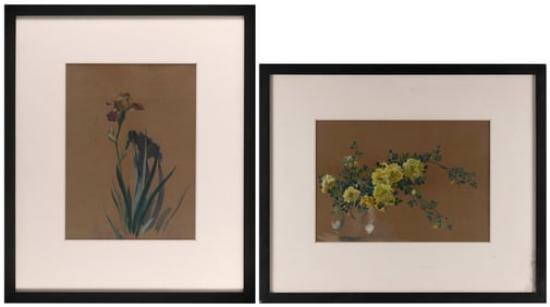 ROBERT DAVID GAULEY (Massachusetts/New York/Florida, 1875-1943), Pair of floral still lifes.,