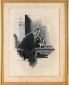 CHARLES EDWARD CHAMBERS (Illinois/New York/Iowa, 1883-1941), "Police! Police! Swindlers! They're