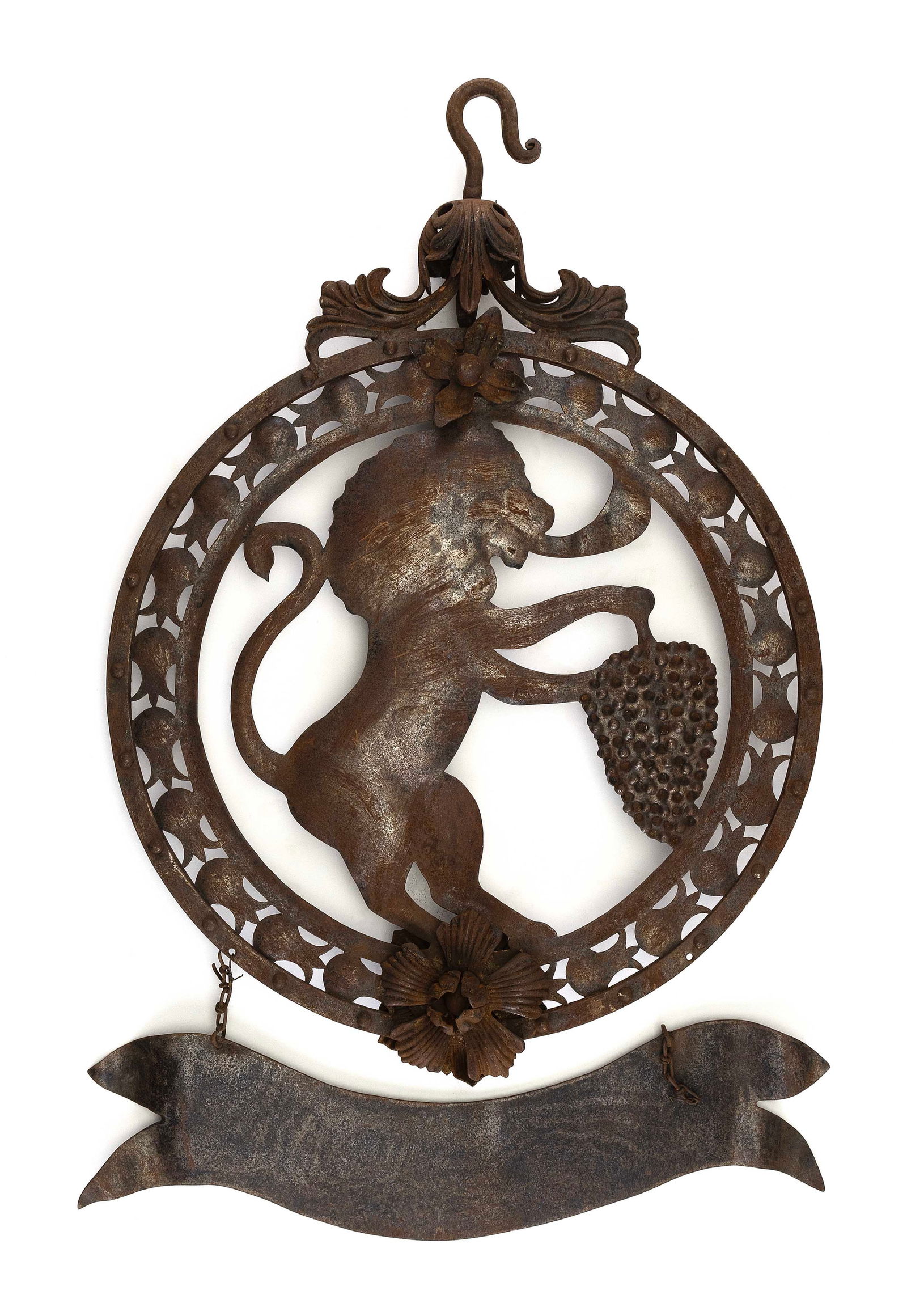 TIN TRADE SIGN 20th Century Height 32". (1 of 1)