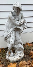 GARDEN GODDESS FIGURE 20th Century Height 36".