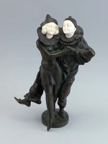 PAUL TERESZCZUK (Austria, 1895-1925), A dancing couple., Mixed media bronze, height 9.25".