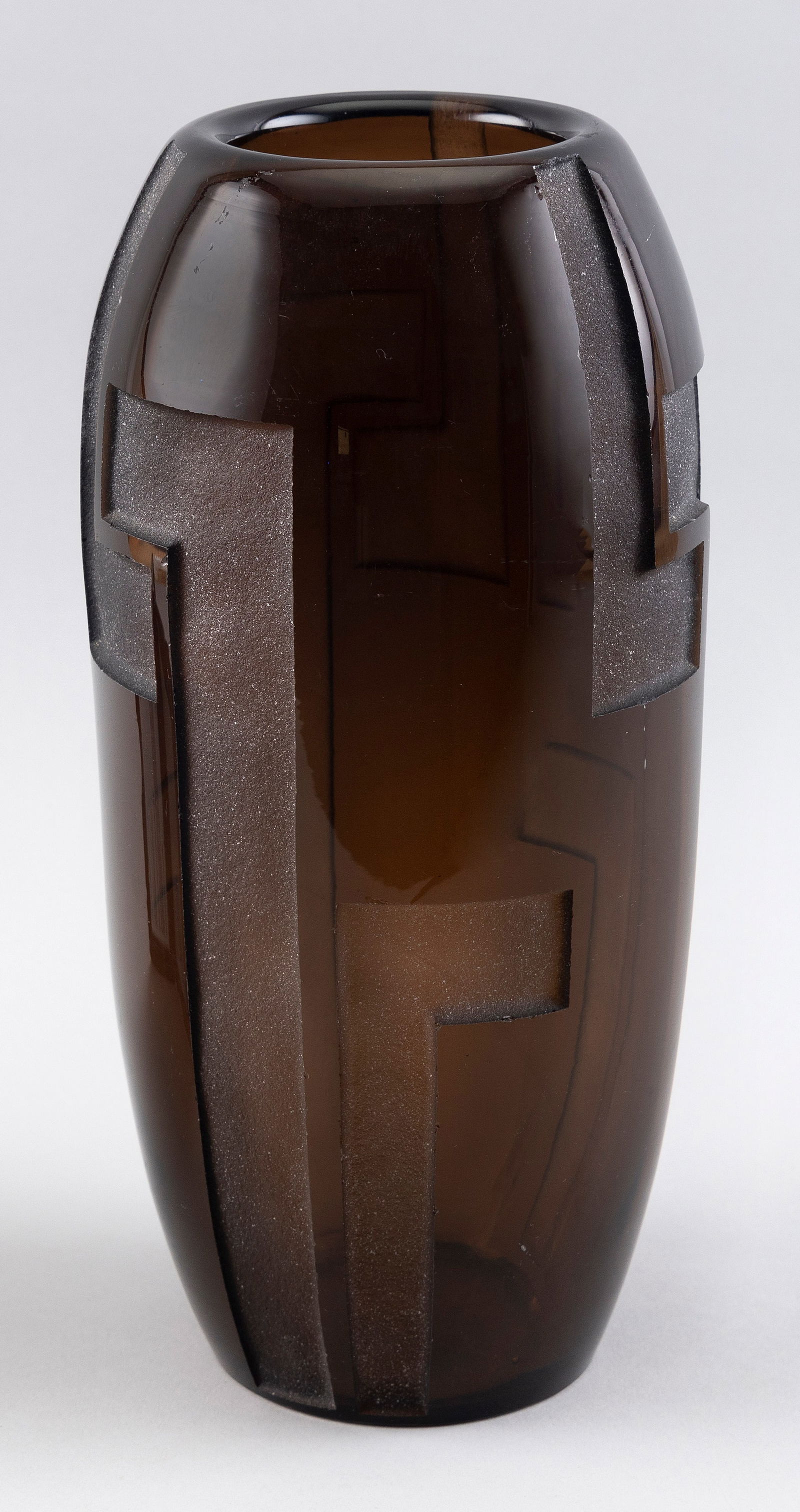 JEAN LUCE (1895-1964) ART GLASS VASE France, Mid-20th Century Height 11.25". (1 of 3)