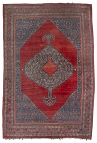 BIDJAR RUG: 8'8" X 12'9" Circa 1900-1915