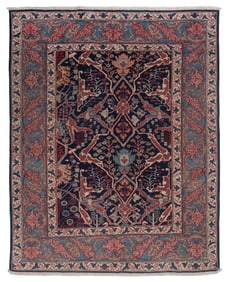 BIDJAR DESIGN RUG: 6'9" X 8'6" 21st Century