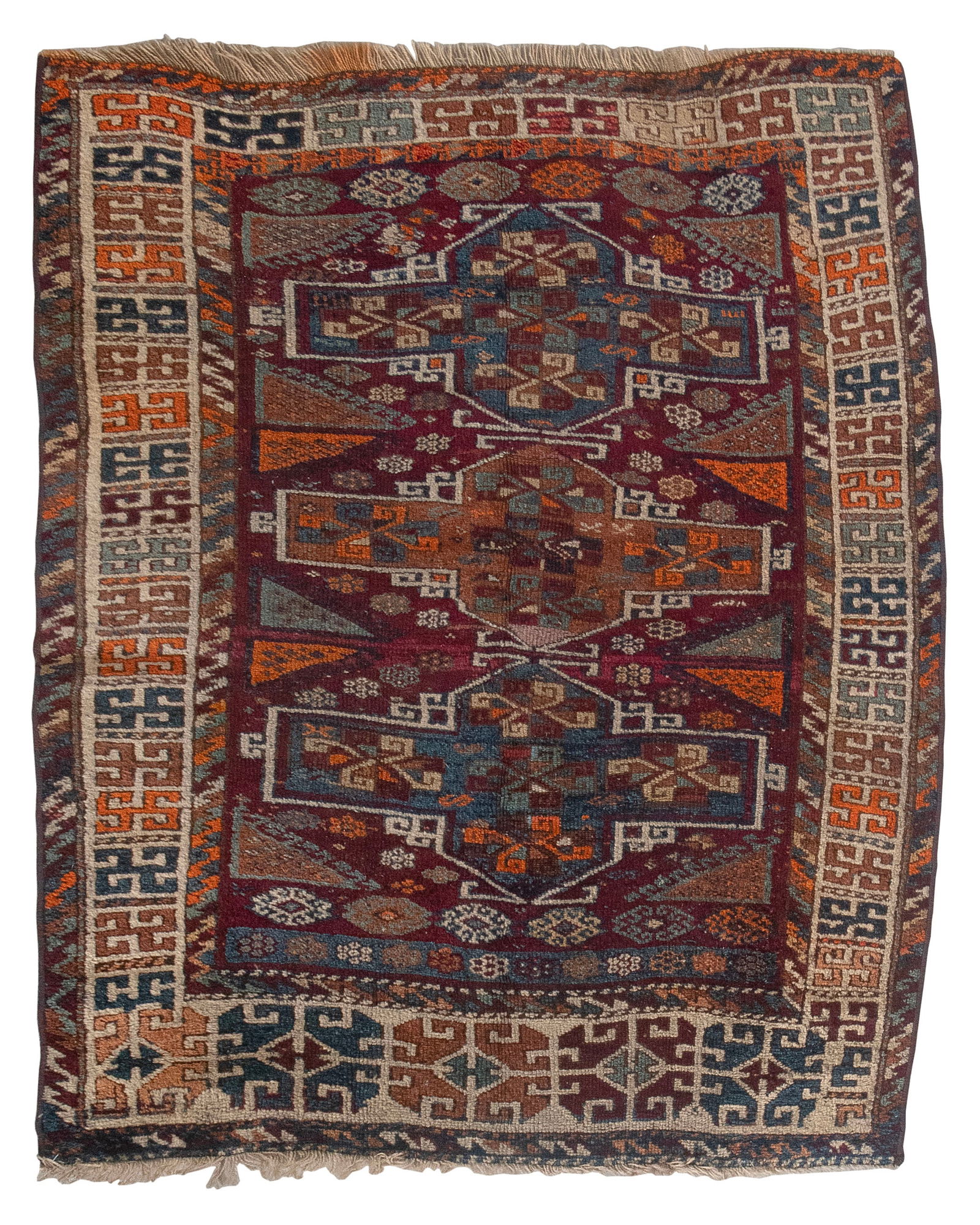 TURKISH RUG: 4'0" X 5'0" (1 of 3)