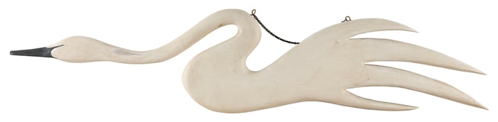 MICHAEL BACLE SWAN SILHOUETTE Nantucket/Massachusetts, Contemporary Length 45".