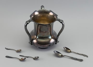 GROUP OF NANTUCKET-RELATED SILVER Late 19th/Early 20th Century Sterling silver approx. 1.7 troy oz.