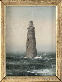 AMERICAN SCHOOL (Early 20th Century,), Minots Ledge Light.