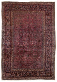 SAROUK RUG: 9'6" X 14'3" Circa 1925-30