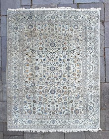 KESHAN RUG: 13'7" X 9'0" 20th Century